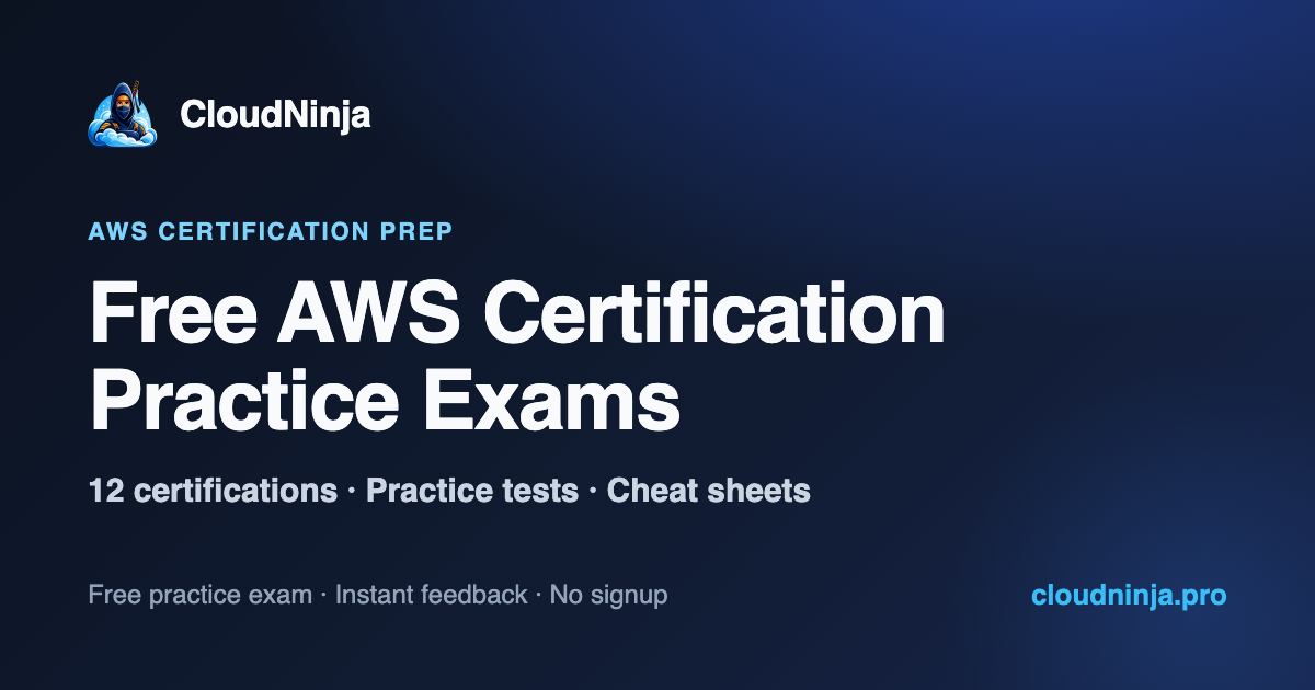 Aws Cheat Sheet AWS Cheat Sheets 2026 — Free PDF Downloads for All 12 Certifications ...